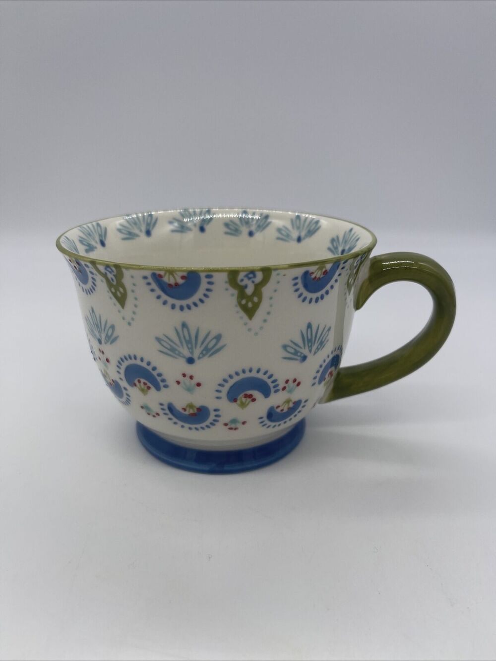 14 oz Chloe Print Boho Boutique Coffee Mugs Stoneware